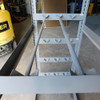 Global Industrial 36" x 24" Wide Wire Reel Mount Rack 7-Level w/ 5 Axles