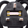 Infinite Cables PWC-177-2M Power Cable BS1363 UK Plug to IEC C5 Cloverleaf
