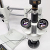 AmScope SM-4 Trinocular Stereo Zoom Microscope w/9MP Camera/LED Ring Light/Stand