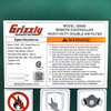 Grizzly G9956 Heavy-Duty Double Hanging Air Filter With Remote
