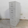 HON Vertical Filing Cabinet 4-Drawer 15" W x 26.5" D x 52" H Grey