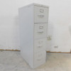 HON Vertical Filing Cabinet 4-Drawer 15" W x 26.5" D x 52" H Grey