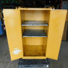 Flammable Liquid Storage Cabinet 60-Gallon Self-Closing Doors 34" x 34" x 65"