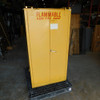 Flammable Liquid Storage Cabinet 60-Gallon Self-Closing Doors 34" x 34" x 65"