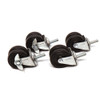 Payson 20/3DW 3" Inch Double Wheel Locking Swivel Stem Caster (4)