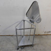 Pedigo P-120-L Triangular Linen Hamper Foot Pedal Medical Hospital Laundry 18x32