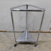 Pedigo P-120 Steel Rolling Linen Hamper Laundry Cart 18" Bag 32"H Hospital Lab