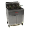 Vulcan 2GR45AF 2 Bay Natural Gas Floor Fryer 240,000 BTU w/ Filtration System