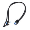 Dual USB 3.0 Male to Dual USB 3.0 Female Adapter Cable (5)