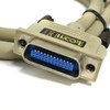 L-COM CMC Series IEEE-488 Molded Double-Ended GPIB Cable 1m Light Gray (6)