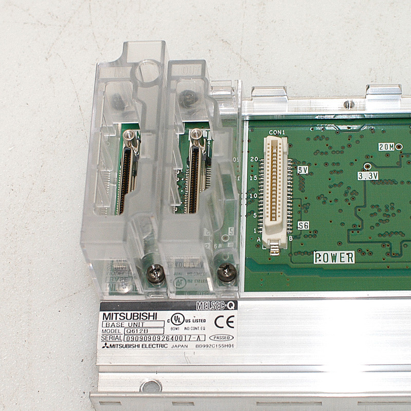 Mitsubishi MELSEC-Q Q612B PLC Main Base Unit/Extension Rack 12 I/O