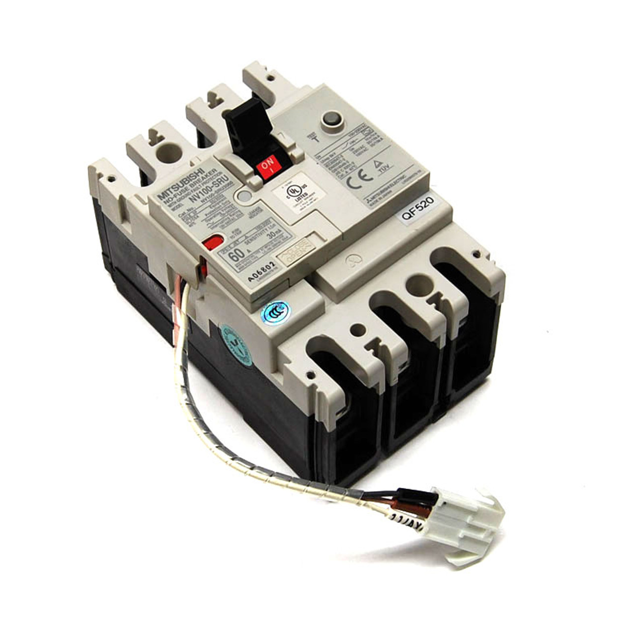 Mitsubishi NV100-SRU3060 No-Fuse 60A Circuit Breaker 240VAC