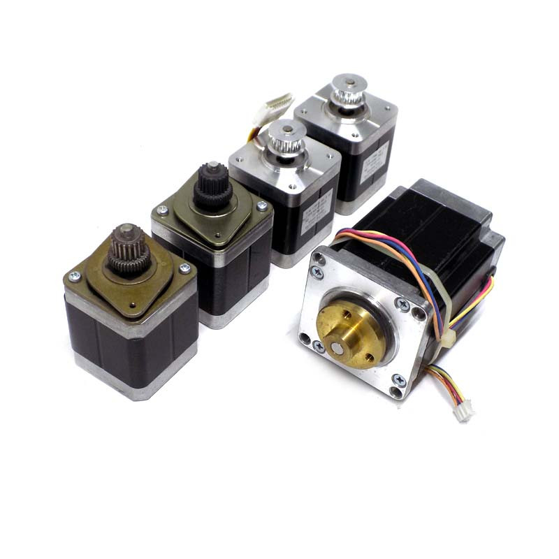 Lot of 5) Minebea Hybrid Stepping Motor 17PM-K442-P6VS, K403-G1VS
