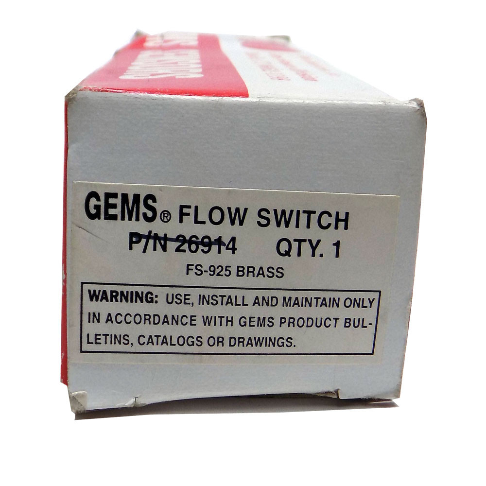 IMO Industries GEMS SENSORS FS-925 Brass Flow Switch