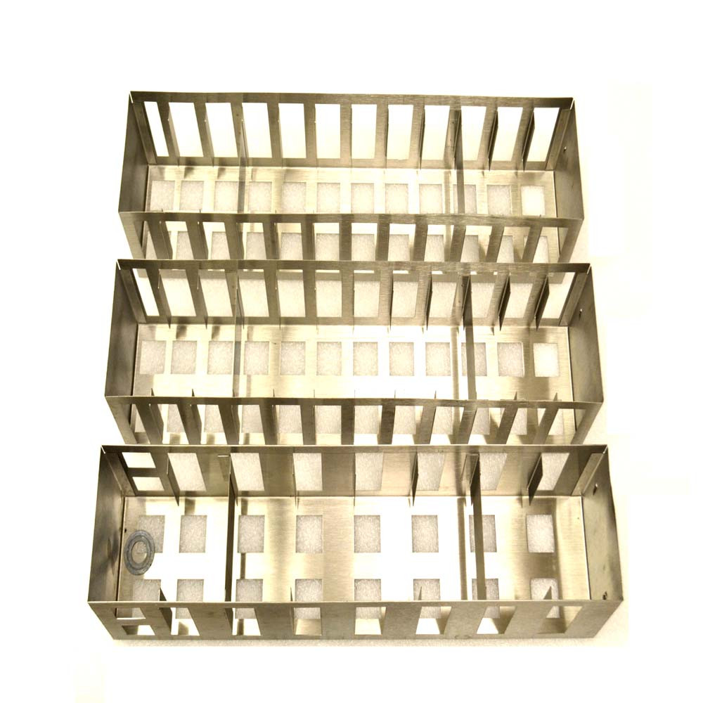 Freeze Rack Metal Cryogenic Stainless Steel Freezer Storage 2-Shelf Racks 26.75