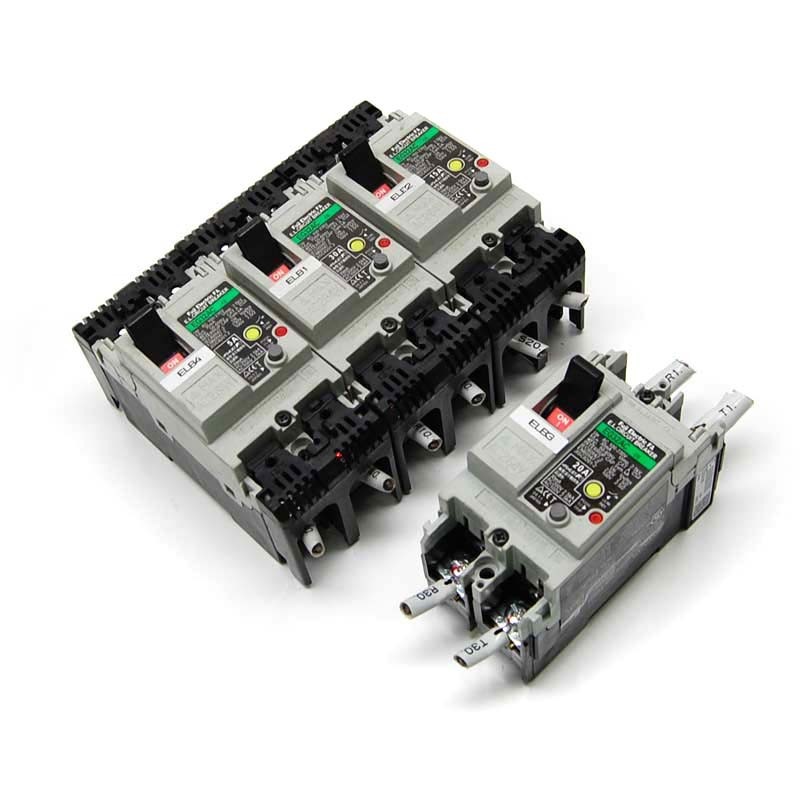 4) Fuji Electric EG32AC Earth Leakage 15A Circuit Breakers E.L.