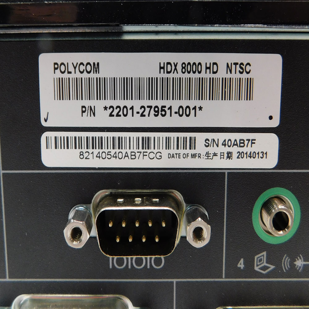Polycom 2201-27951-001 HDX 8000 Video Conferencing Unit w/Stand Polycom 2201-27951-001 HDX 8000 Video Conferencing Unit w/Stand