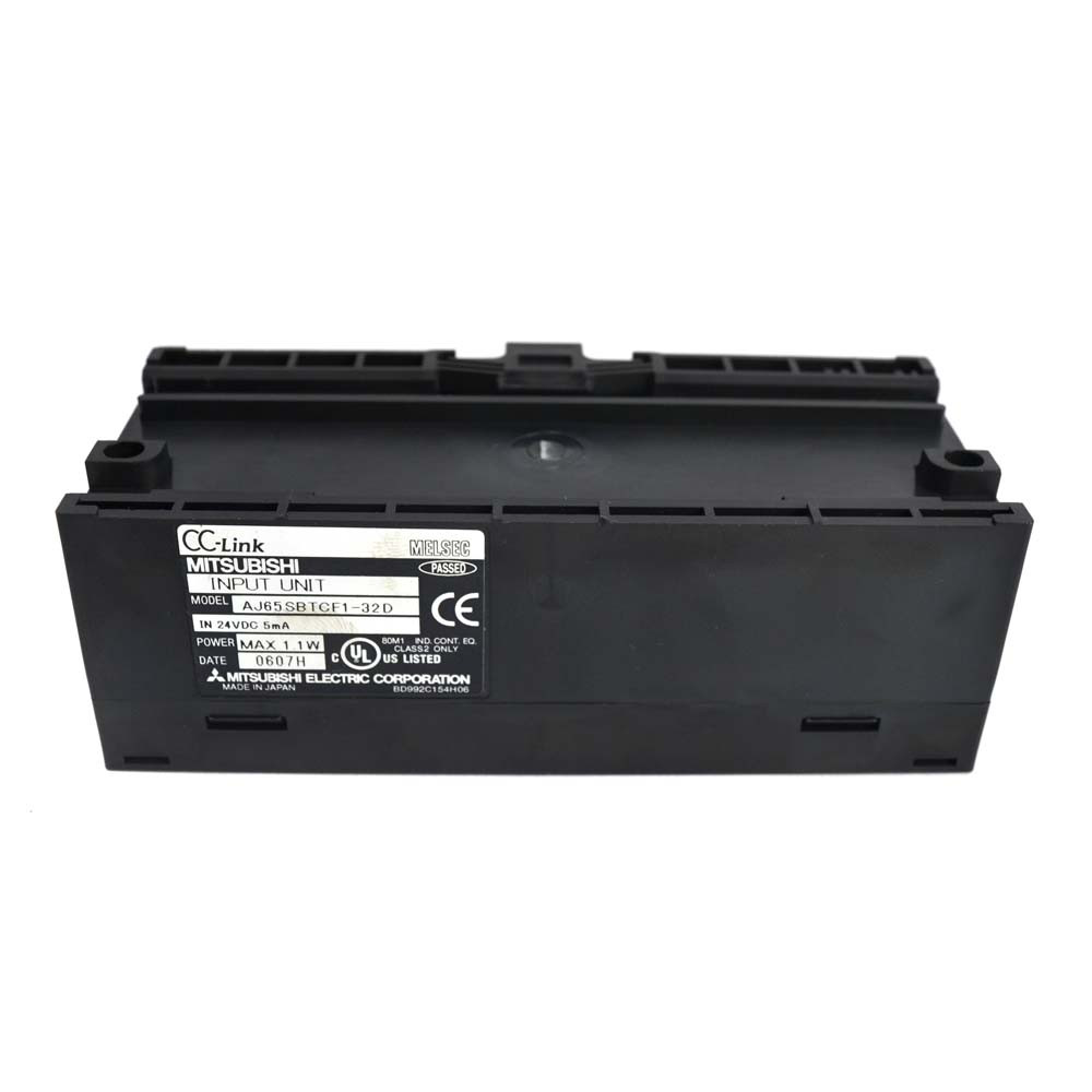 Mitsubishi AJ65SBTCF1-32D 24VDC 5mA 1.1W PCL I/O CC-Link Mitsubishi AJ65SBTCF1-32D 24VDC 5mA 1.1W PCL I/O CC-Link