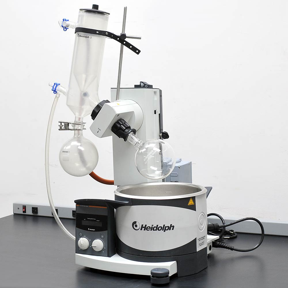 Heidolph Hei-VAP Rotary Evaporator with Dry Ice Condenser Glassware, Vacuum Pump Heidolph Hei-VAP Rotary Evaporator with Dry Ice Condenser Glassware, Vacuum Pump
