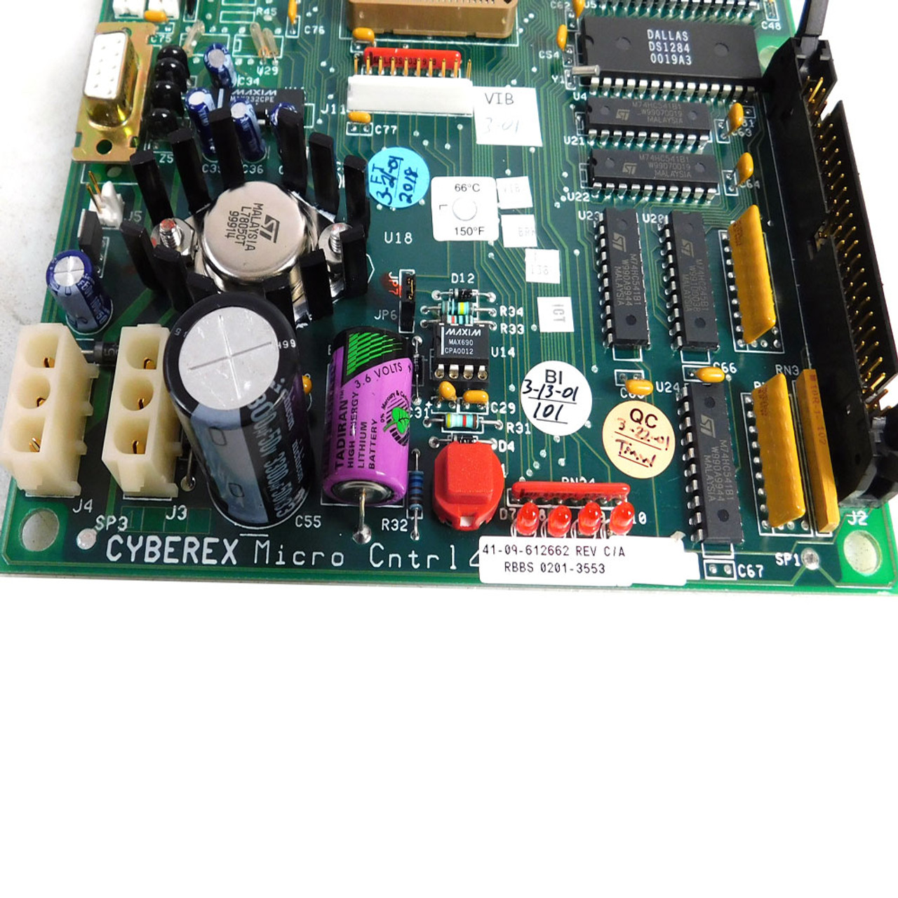 Cyberex 41-09-612662 REV C/A Micro Control Module Printed