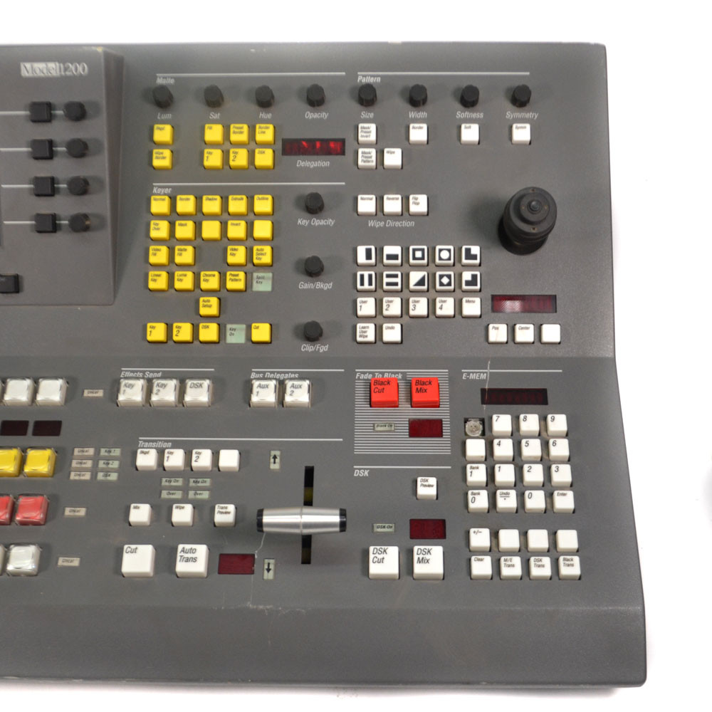 Grass Valley Model 1200 Analog Switcher Console - Parts