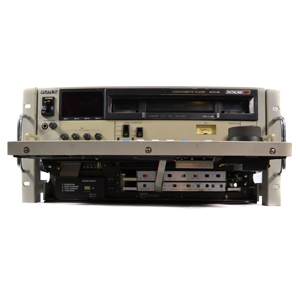 222 SONY ソニー BVW-60 ベータカム SPプレーヤー DT ビデオデッキ