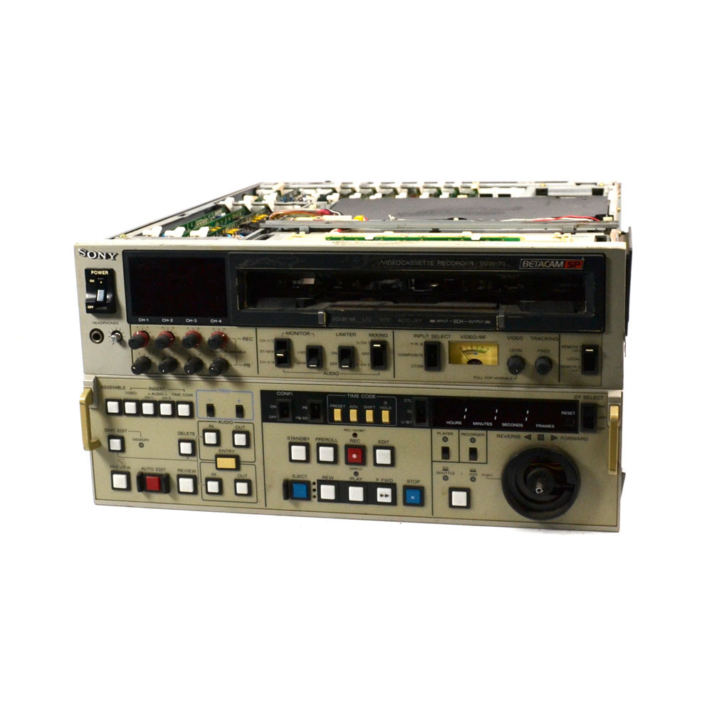 Sony BVW-70 Betacam SP Videocassette Recorder Player - Parts
