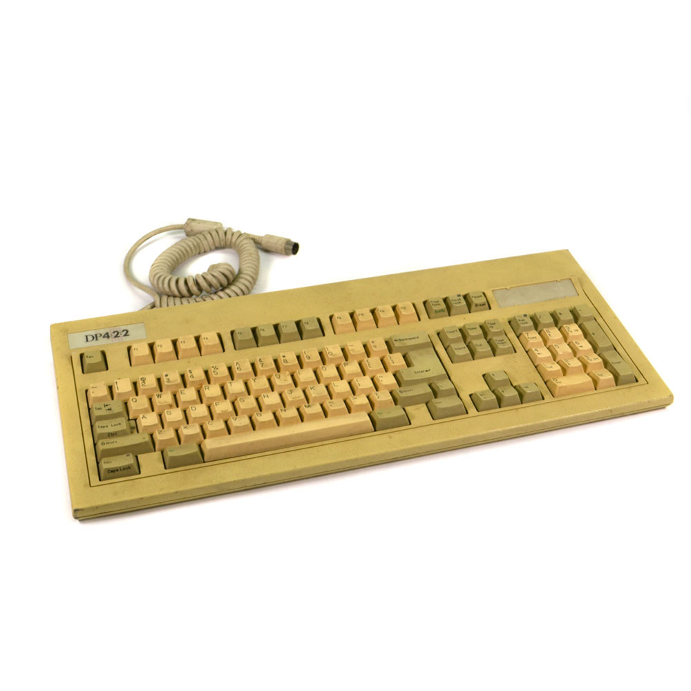 Key Tronic Corp KB101 PLUS DP422 Corded Yellowing Clicky Vintage