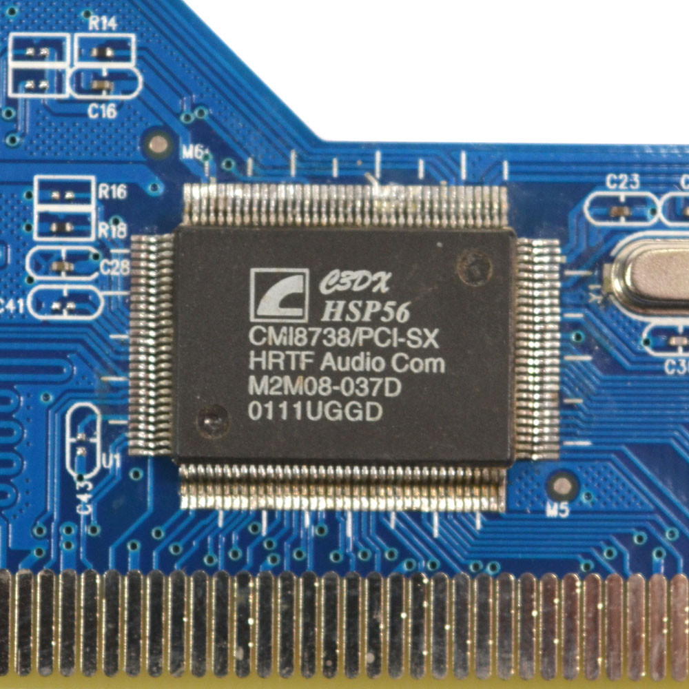 Audio Note Pci CMedia CMI8738/Pci-Sx 4 Channel PCI Audio Sound Card