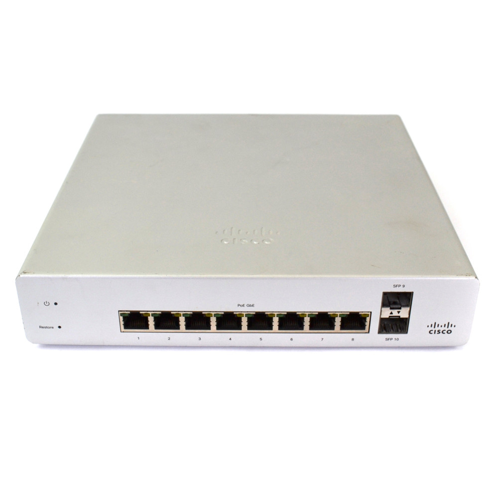 Cisco Meraki MS220-8P Compact Series 1G Ethernet Switch w/ 1G SFP