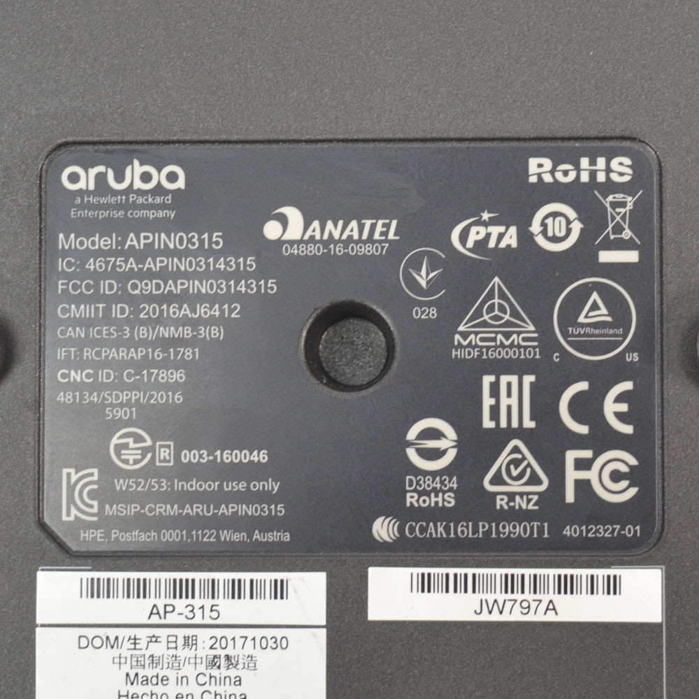 Aruba APIN0315 AP-315 Wireless Access Point Managed - Parts (2)