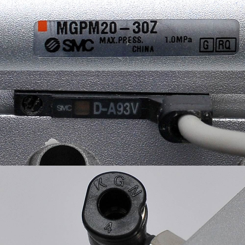 SMC MGPM20-20Z Linear Slide Dual Guide Rod Air Cylinder 30mm