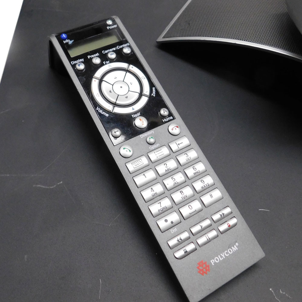 Polycom Video Conferencing Remote Control Polycom HDX9000 HD Video Conferencing System w/ MPTZ-6 Camera & Remote