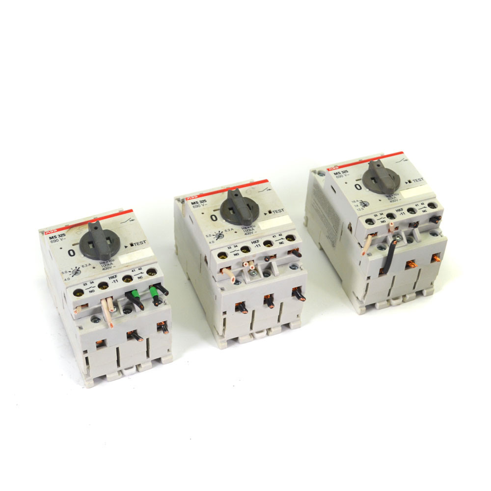 ABB MS325 3-Pole Rotary Handle 16A 3-Phase Manual Motor Starter (3)