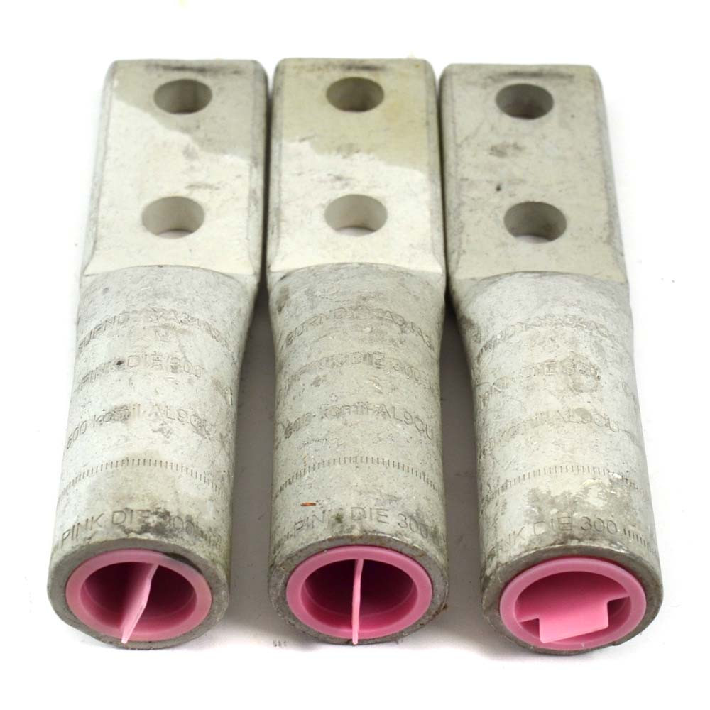 chidururu23 Burndy YA34A3 500MCM ALCU 2-HOLE Compression Cable Lug (3)