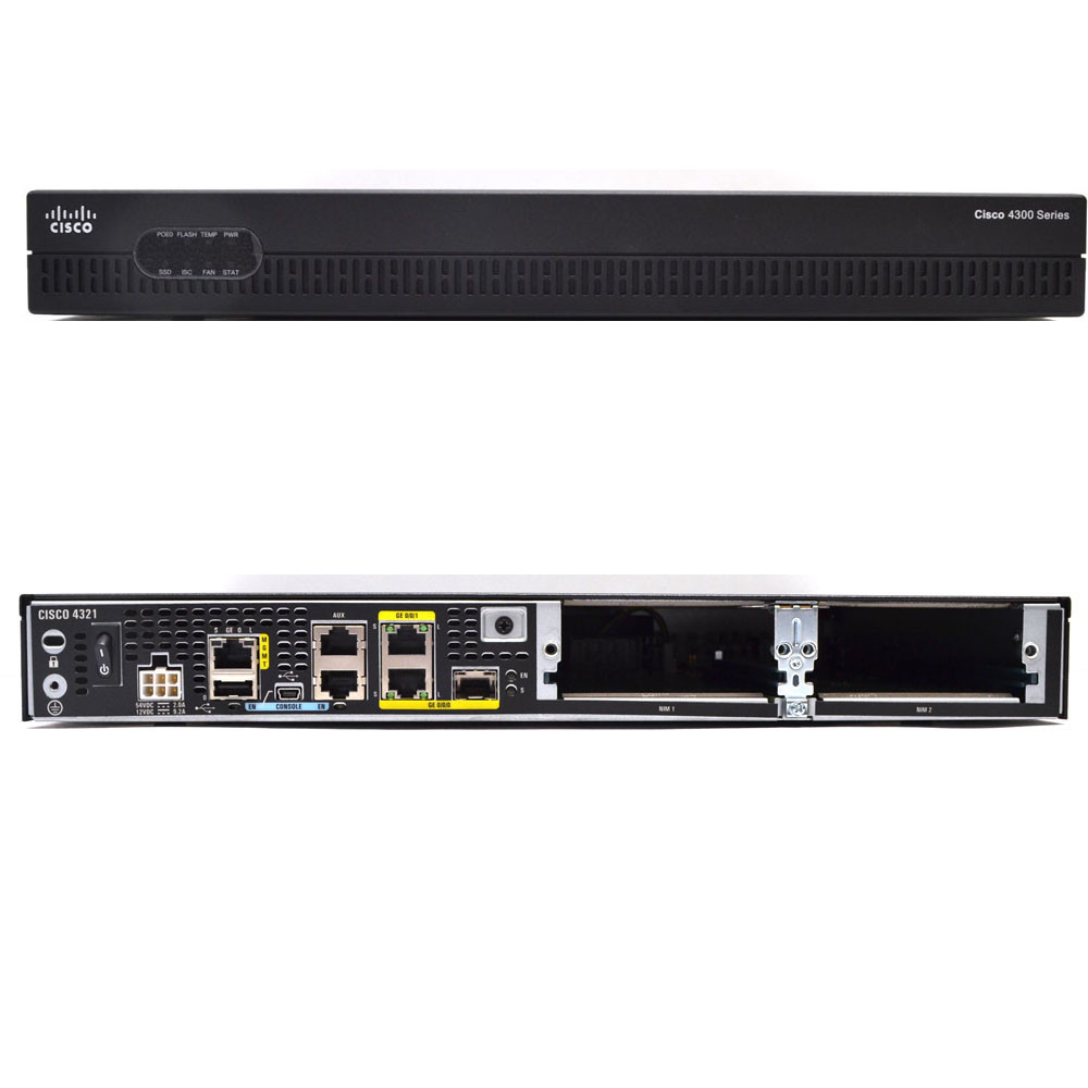 Cisco ISR4321/K9 Integrated Services Router