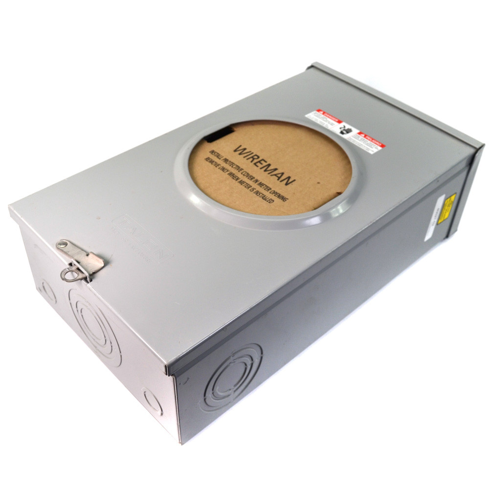 Talon HQ-7 Bypass Meter Base/Socket 200A Cont. 3-Phase 4-Wire