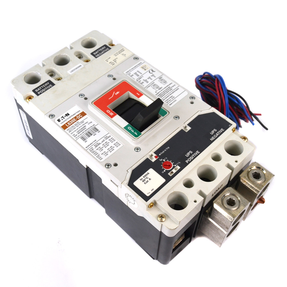 Eaton L630E-DC 600 Amp 3 Pole Circuit Breaker 3P 600A 600V w