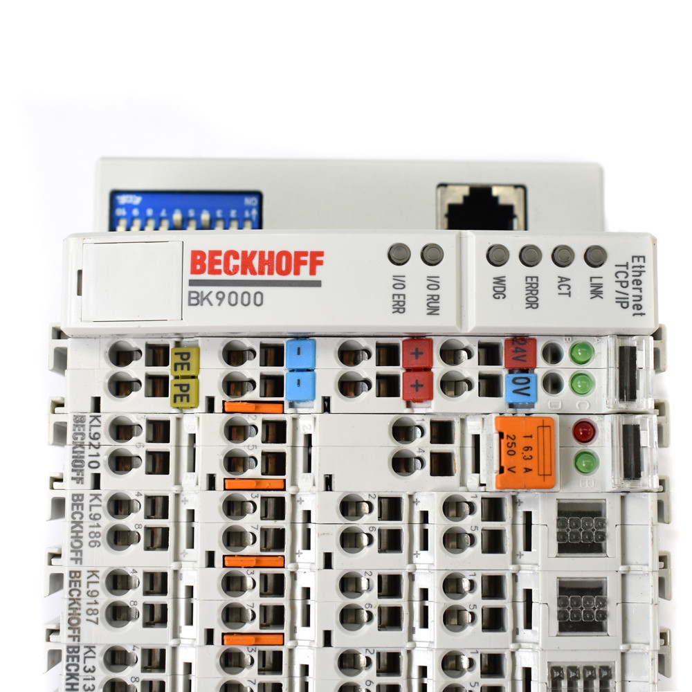 Beckhoff BK9000 Ethernet TCP/IP Bus Coupler 24VDC with (28) KL Series ...