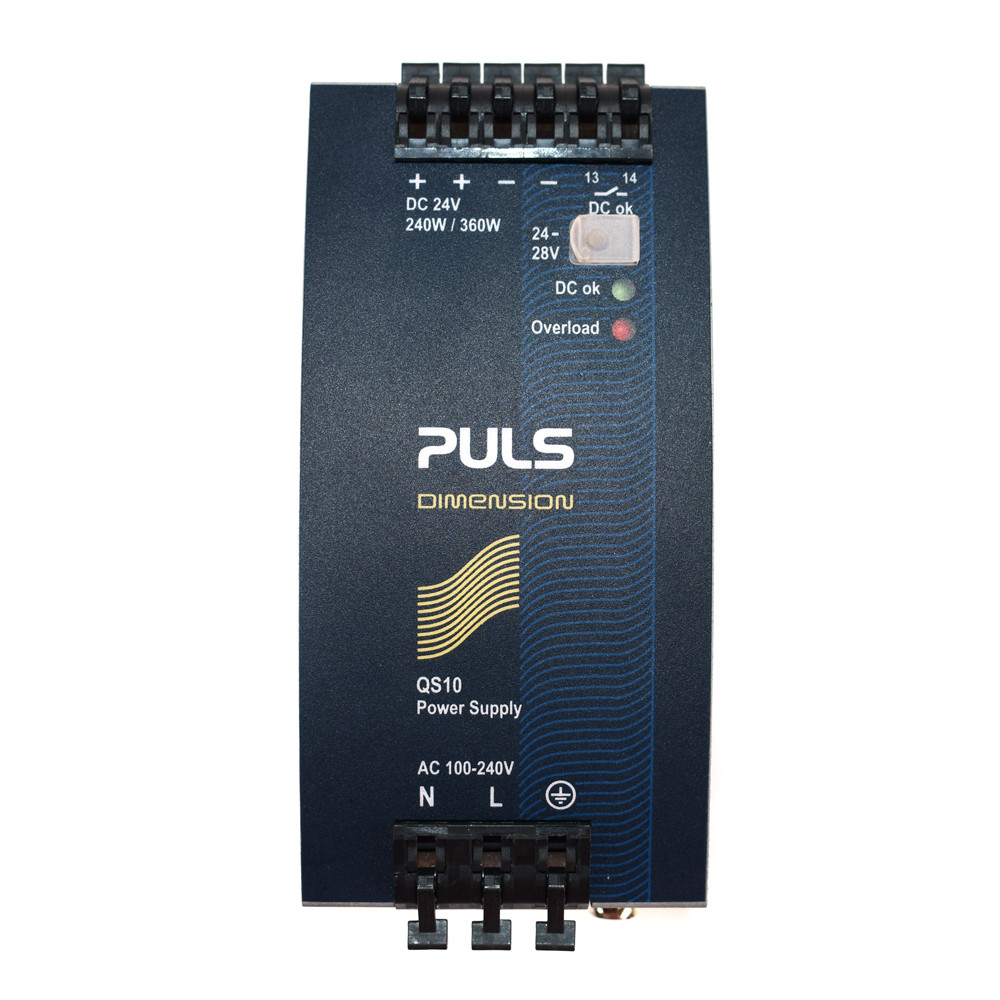 PULS QS10.241 DIN Rail Power Supply OUT: 1PH 24VDC 10A IN: 100
