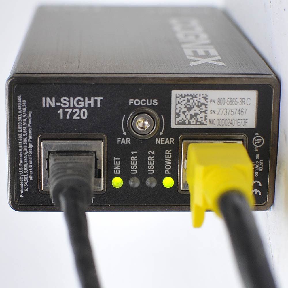 Cognex In-Sight 1720 Wafer ID Reader with Illuminator 800