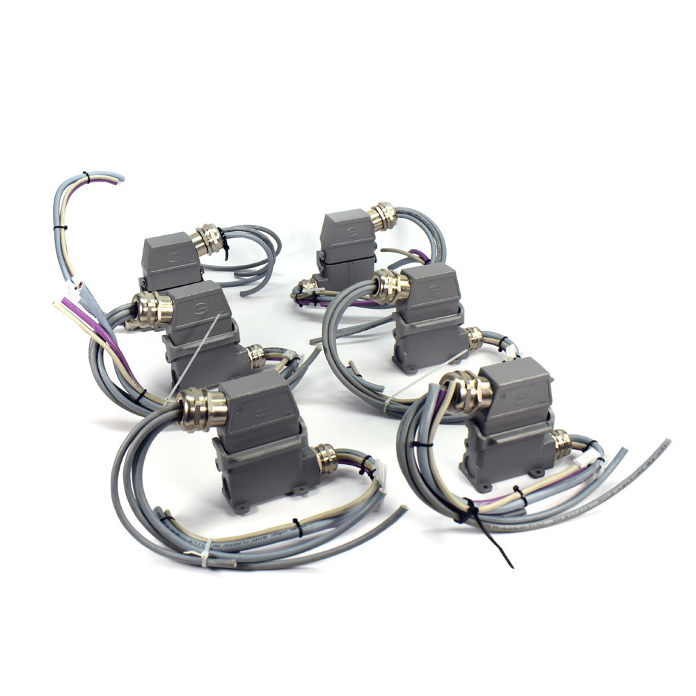 その他 HAN Harting 10A 25V~/60V- Han Male & Female 20-Pin Locking Connectors (6)