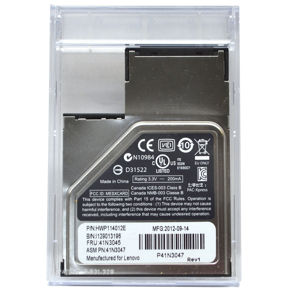 Lenovo 41N3043 Gemplus Gemalto ExpressCard Smart Card Reader