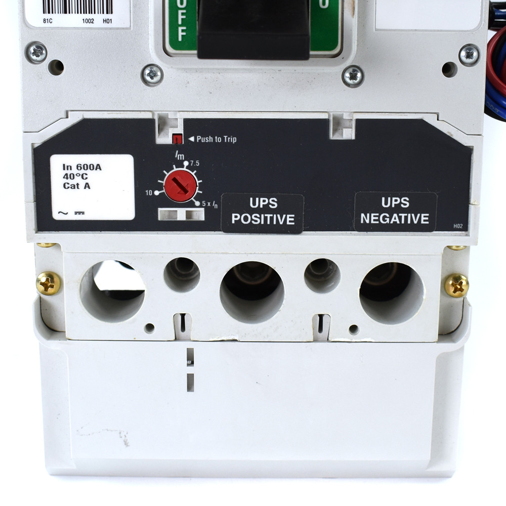 He600a Eaton L630E-DC LGEDC3630NNCC 35kAIC 3P 600A 600V Circuit Breaker w/ Var ...