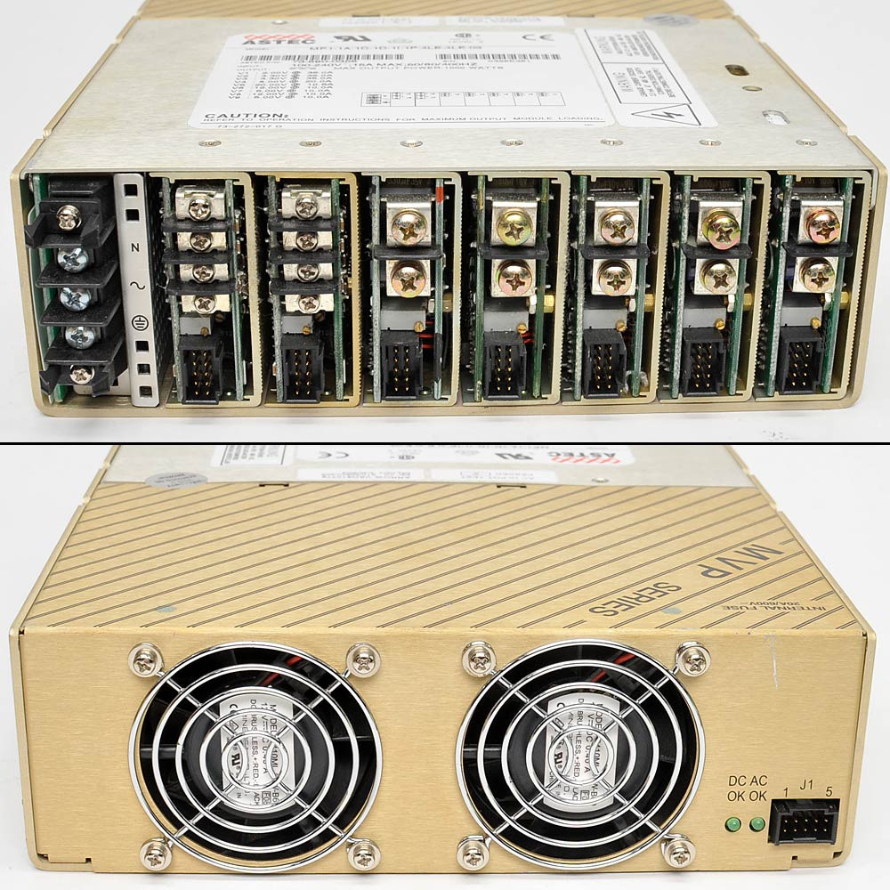 Astec MP1 Modular DC Power Supply 9 Outputs 2V 3V 5V 8V 12V 20V