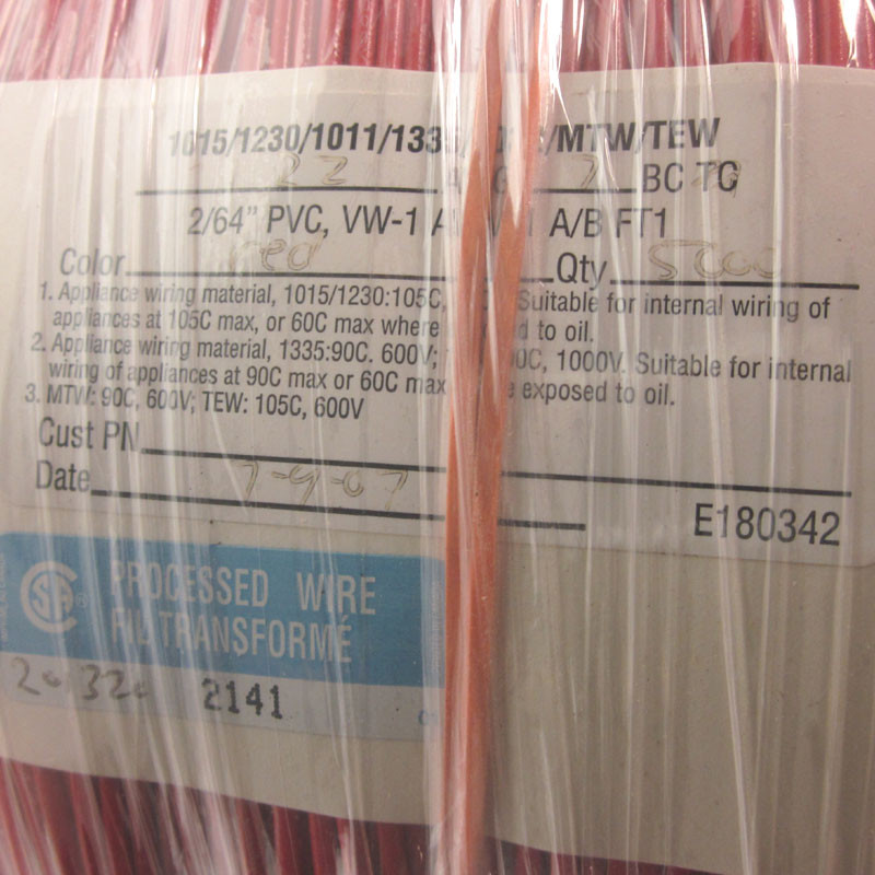 Red Stranded Wire 22AWG Red Hook Up Wire 600V Stranded Electrical Cable Wire