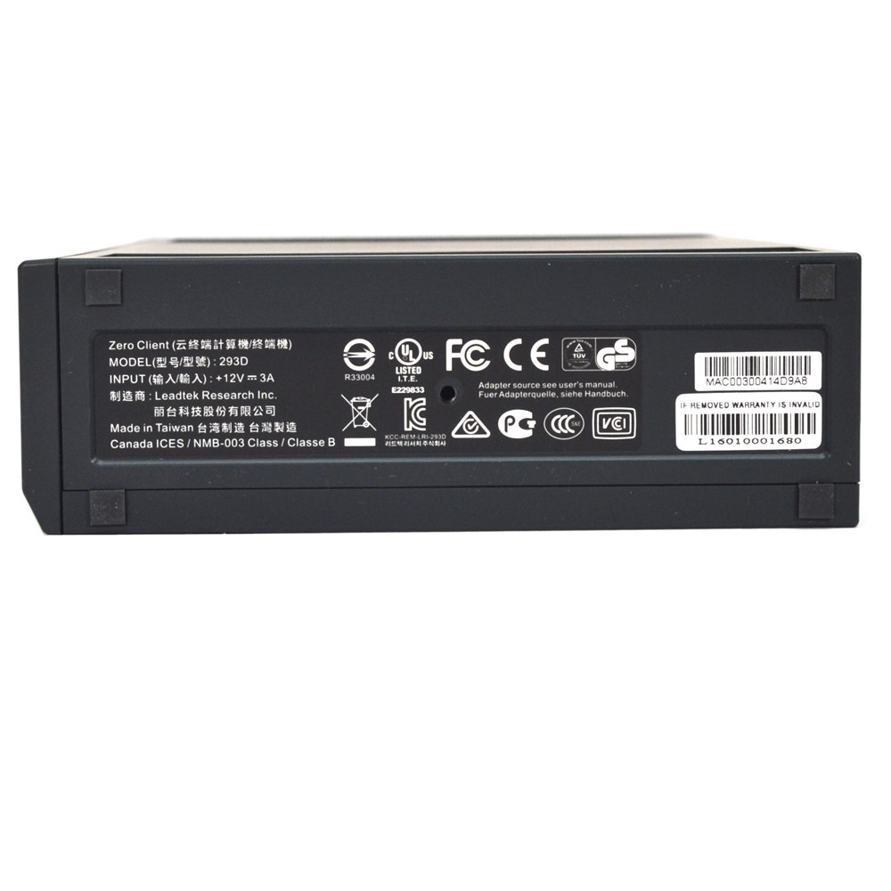 Leadtek Teradici 293D Dual-DVI Tera2 PCoIP Zero Client