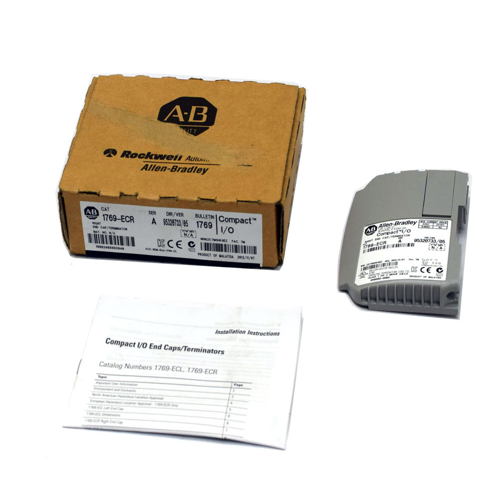 Allen-Bradley 1769-ECR Compact I/O Right End Cap Terminator PLC