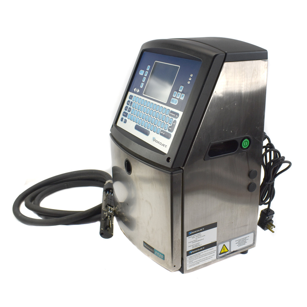 VideoJet 1520 Continuous Inkjet CIJ Coding QR Code Printer Machine