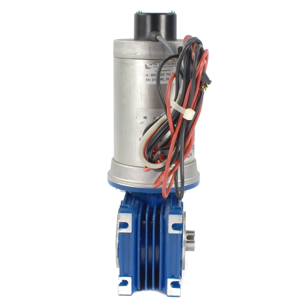MTA Systems Type PM78D037 48VDC Motor w/ 17:1 Gearbox and Encoder